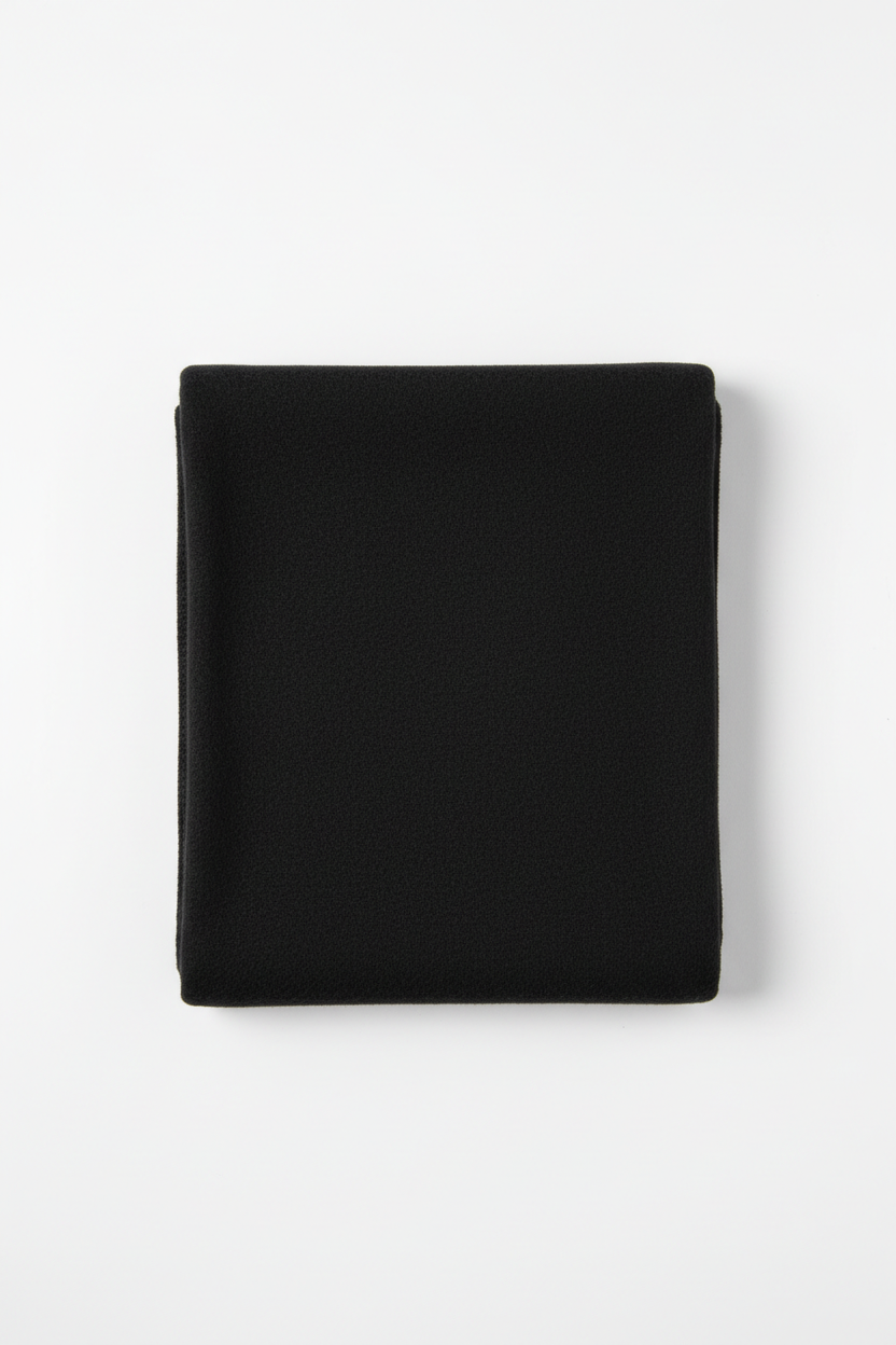 Pure Cotton Winter Neck Scarf in black