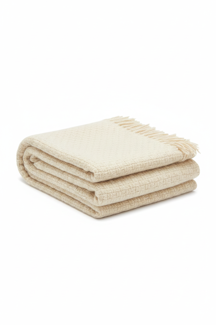 Pure Cotton Winter Neck Scarf on white background