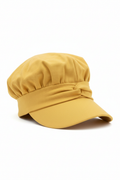 Feminine Cotton Cardani Hat with Visor in yellow